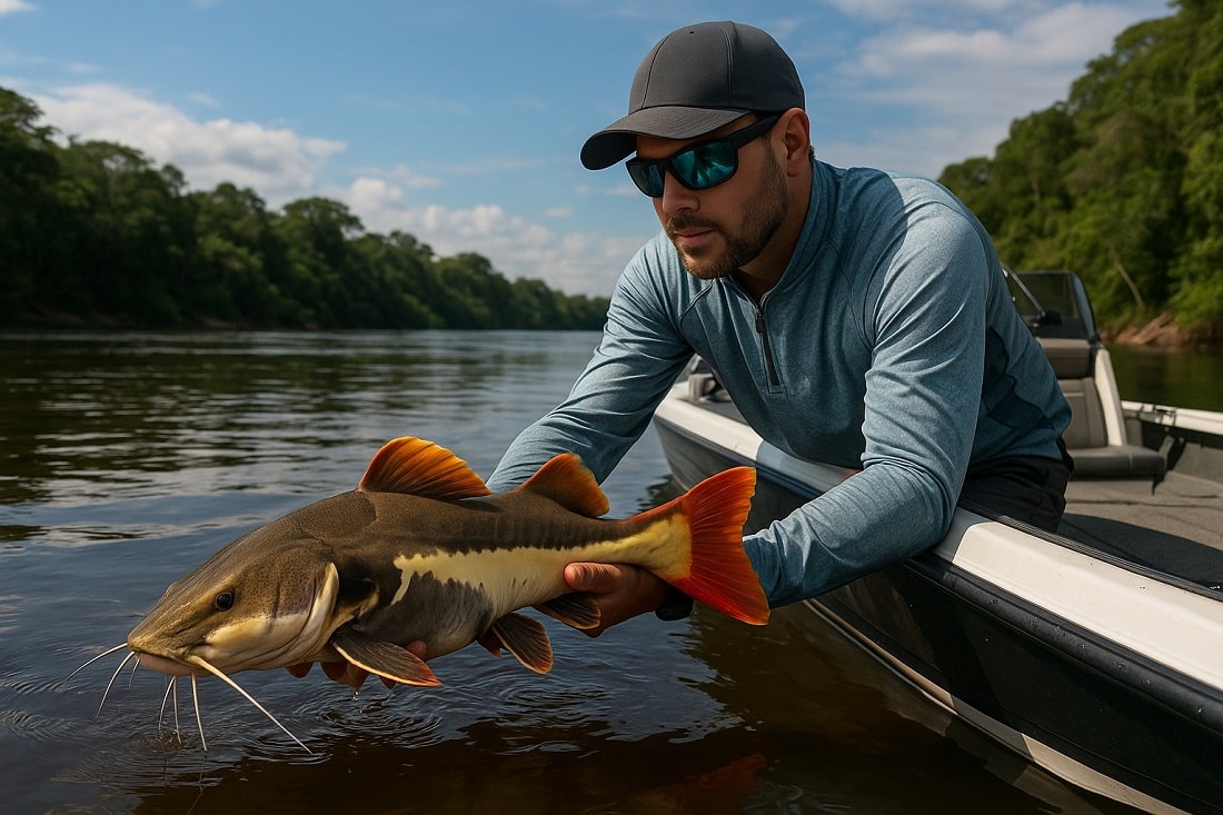 Saiba como a pressão hidrostática afeta grandes peixes amazônicos na pesca esportiva e saiba como garantir um pesque-e-solte responsável.