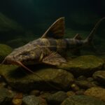 Bagre Protos (Bagarius protos) é o “bagre ancestral” da Ásia. Descoberto na China e em Mianmar, revela segredos evolutivos dos bagres.