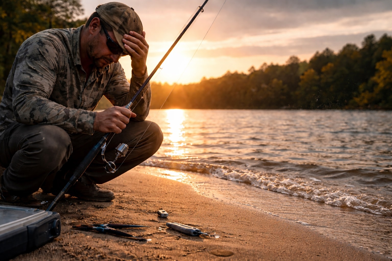 Perder um peixe grande dói, mas ensina. Entenda por que não desistir após perder um troféu pode transformar sua pescaria e sua evolução como pescador.