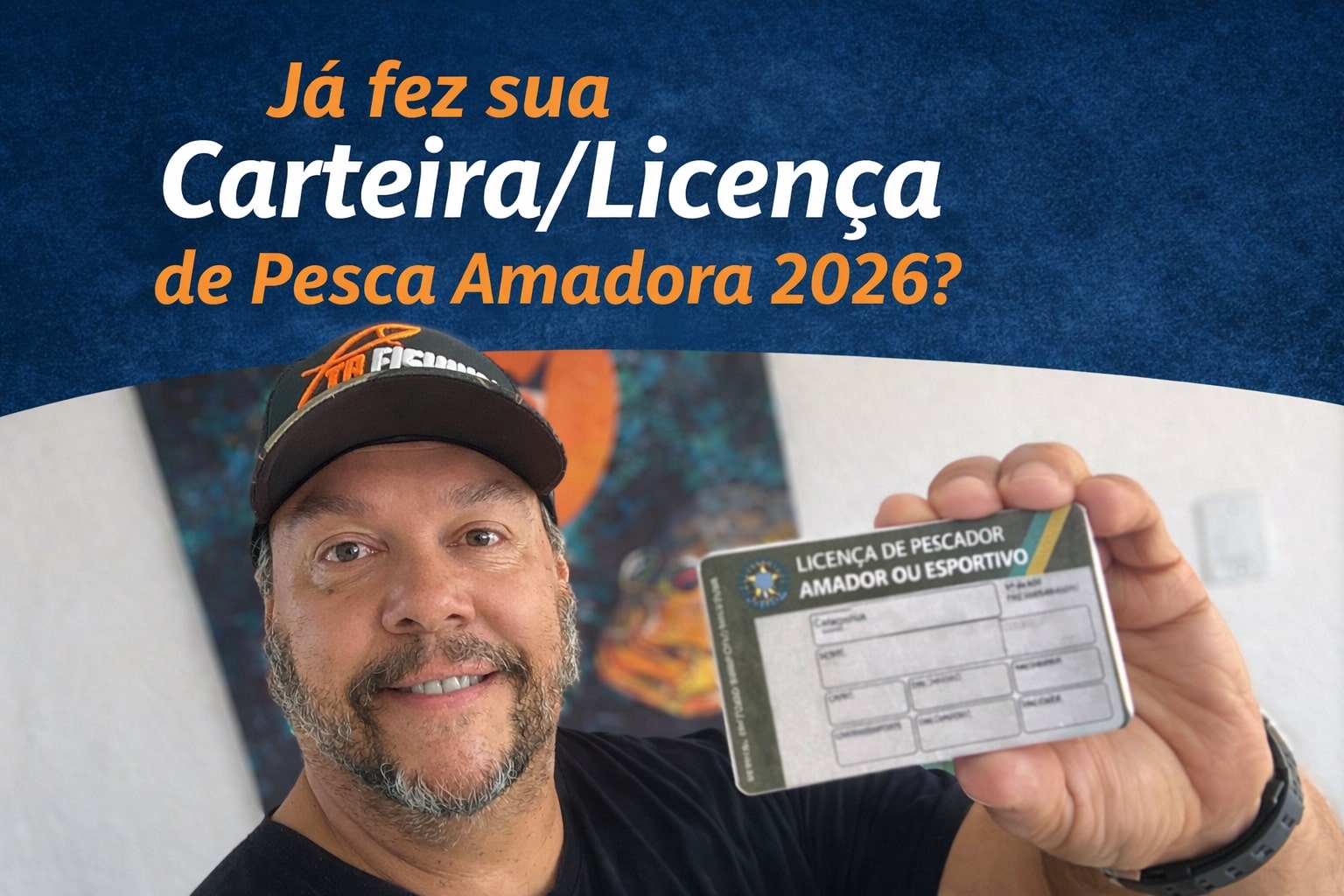 Aprenda como tirar a carteira de pesca 2026 online no Gov.br, veja categorias desembarcada e embarcada, valores, regras e quadro comparativo.