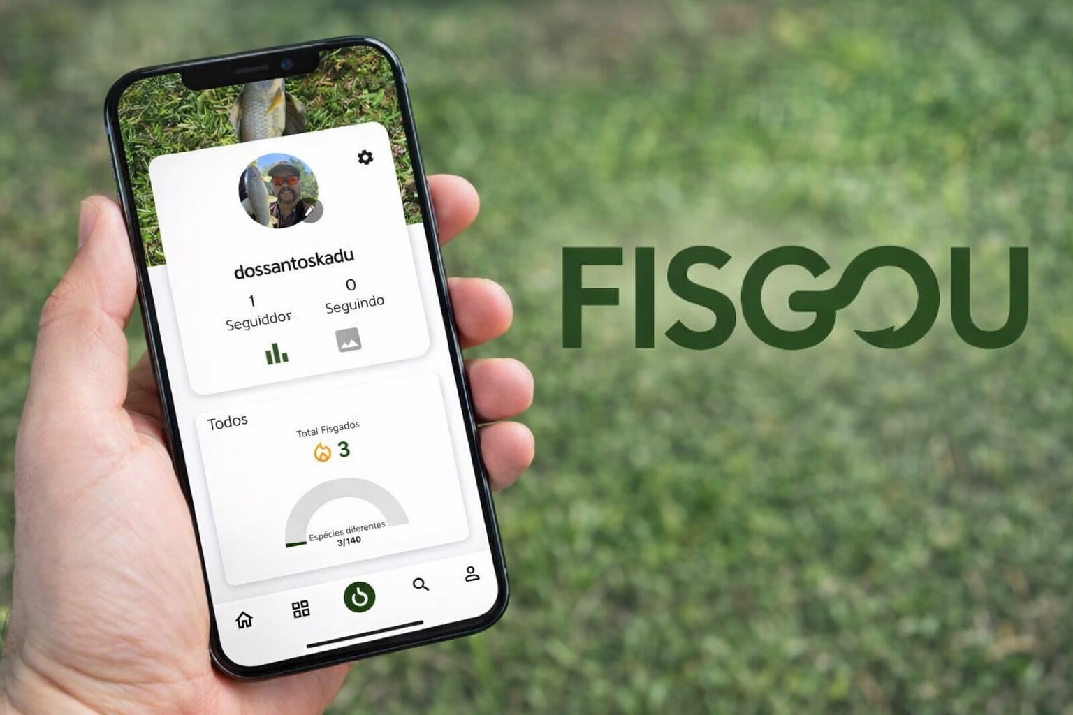 Fisgou é o novo app brasileiro de pesca que registra capturas, espécies, estatísticas e conecta pescadores. Baixe grátis para Android e iOS.