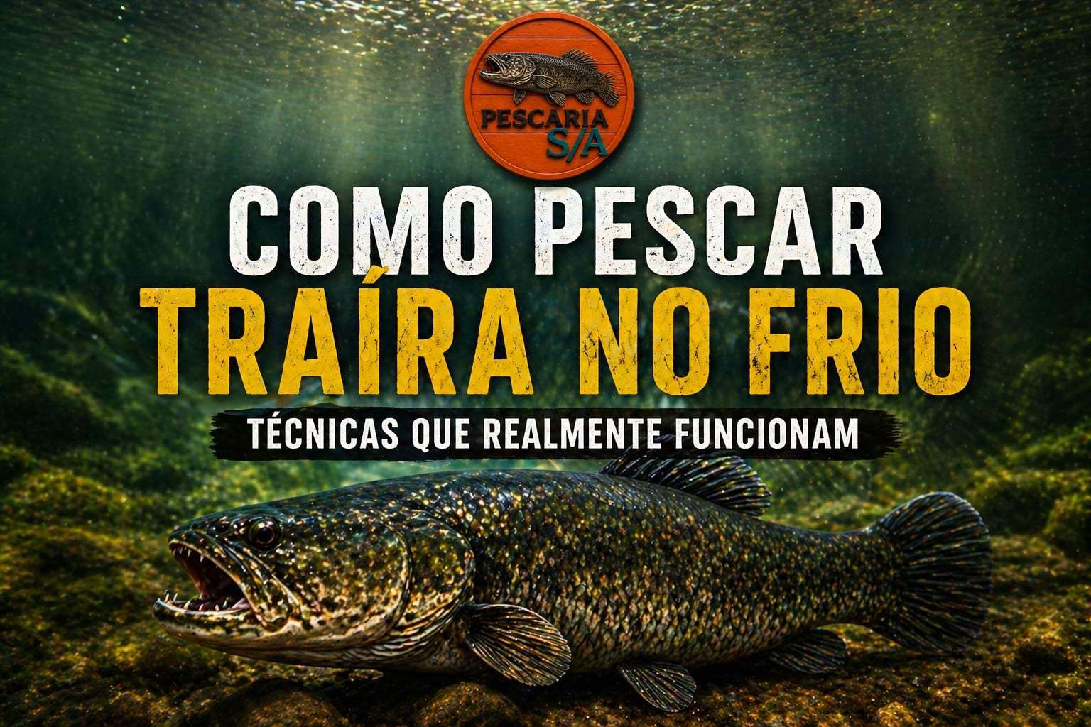 Como pescar traíra no frio com técnicas eficientes, iscas certas e estratégias comprovadas para garantir capturas mesmo no inverno.