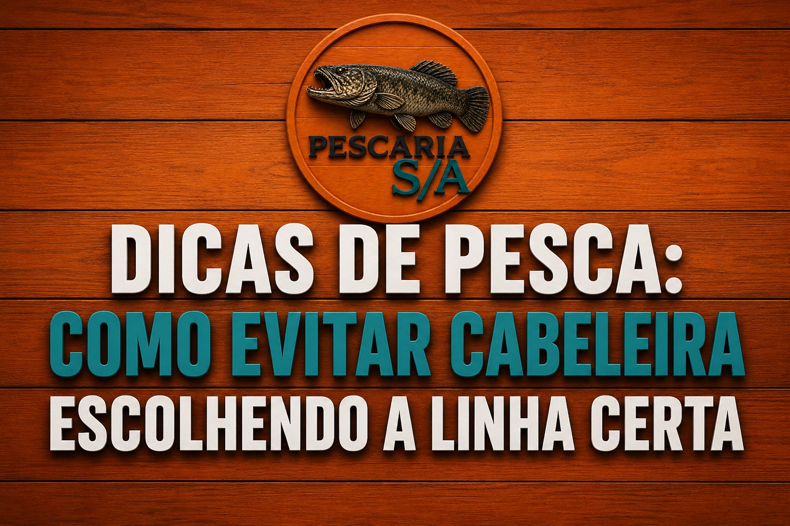 Dicas de pesca: como evitar cabeleira escolhendo a linha certa e equilibrando carretilha, molinete, isca e equipamento.