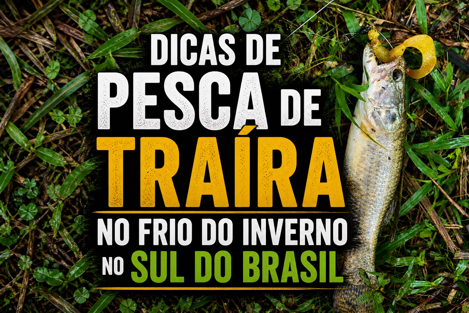 Dicas de pesca de traíra no frio do inverno no Sul do Brasil com técnicas, iscas e estratégias para aumentar seus resultados mesmo no frio.